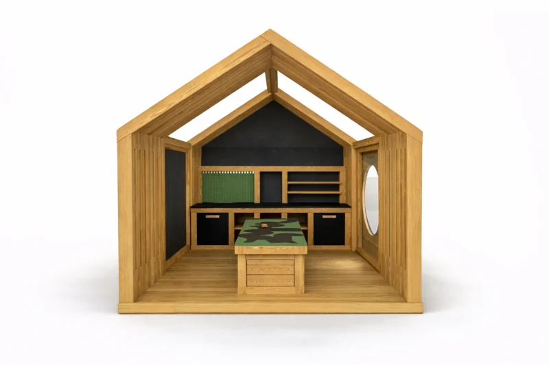 XXL Playhouse “Car Workshop” – Wooden Modular Garage for Children